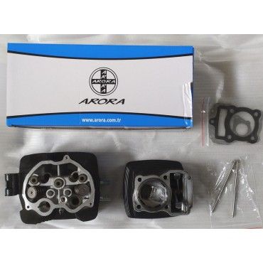 Arora Cg Si̇li̇ndi̇r Set+Si̇li̇ndi̇r Üst Kapaği Tk. (Si̇yah 150Cc)